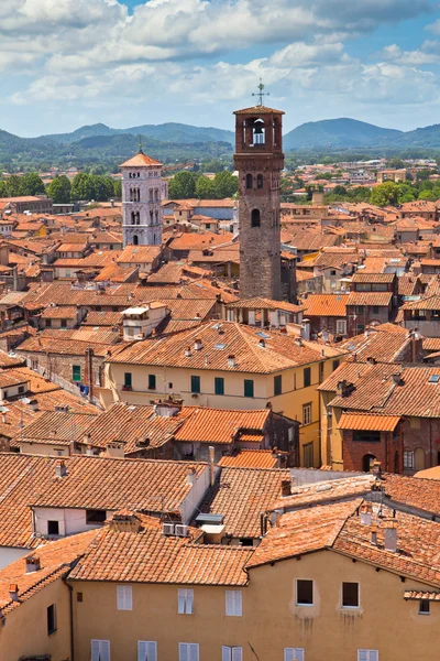 Widok na lucca, miasto Toskania — Zdjęcie stockowe