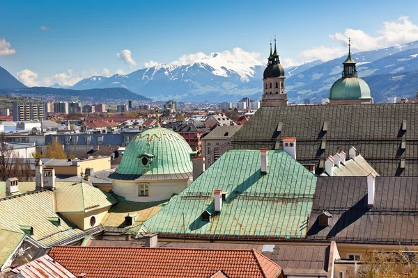 Widok na Innsbruck, Austria — Zdjęcie stockowe