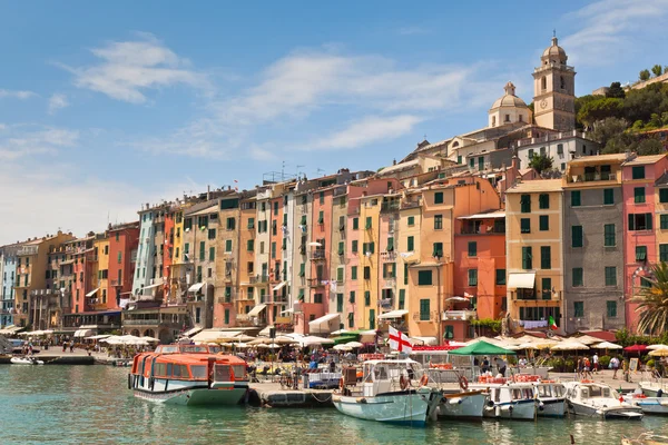 Portovenere baai, Italië Stockfoto