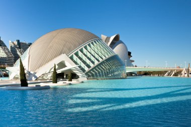 Valencia mimari karmaşık şehir sanat ve bilim