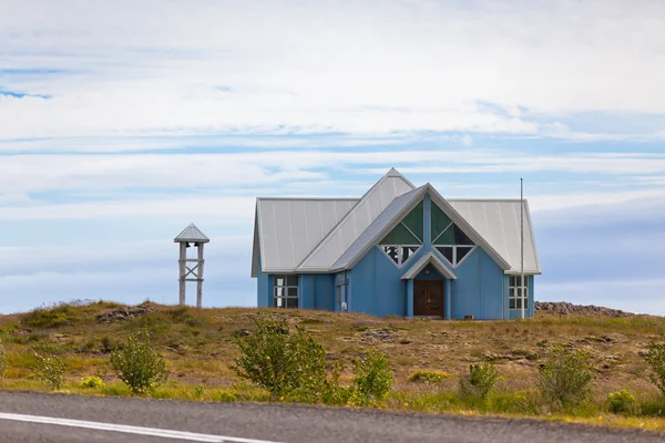 Venkovský dům na východě Islandu — Stock fotografie
