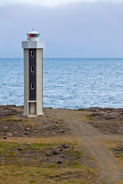 Vuurtoren in Oost-IJsland — Stockfoto