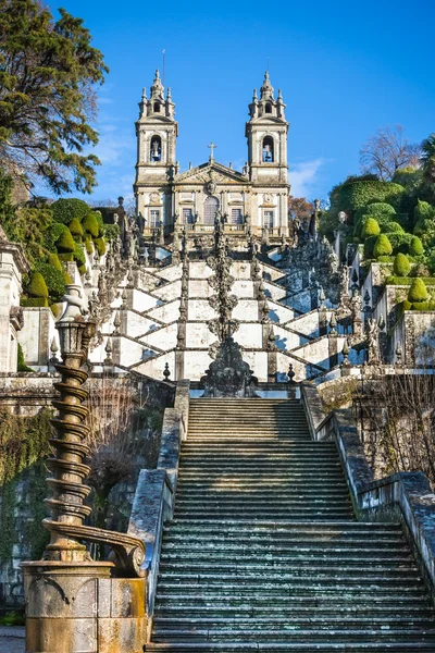 BOM Jezusa do monte klasztor, braga, Portugalia — Zdjęcie stockowe