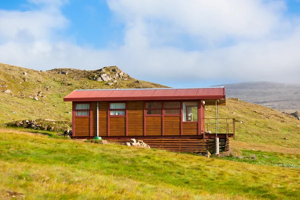 Ahşap ev, Batı İzlanda — Stok fotoğraf