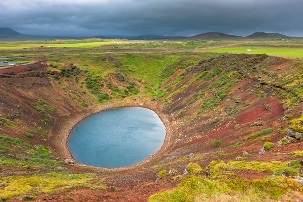 Kerith Volcano Crater in Iceland — Stock Photo, Image
