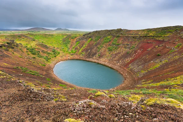 Kerith Volcano Crater in Iceland — Stock Photo, Image