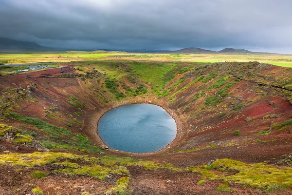 Kerith Volcano Crater in Iceland — Stock Photo, Image