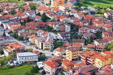 Modern San Marino Suburban ilçeleri yukarıdan görünüyor