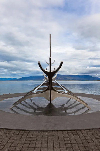 Monumento Solfar em Reykjavik, Islândia — Fotografia de Stock