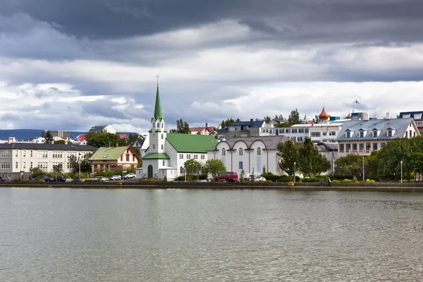 Capital da Islândia, Reykjavik, vista — Fotografia de Stock