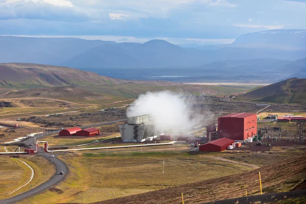 Centrale géothermique en Islande — Photo