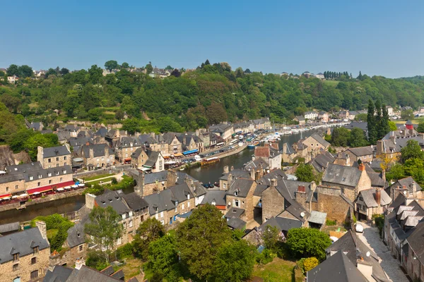 Dinan, Brittany, France - Ancient town on the river — Stock Photo, Image
