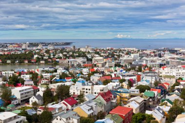 İzlanda ' nın reykjavik, görünümü başkenti