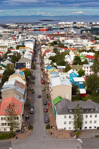 Capital da Islândia, Reykjavik, vista — Fotografia de Stock