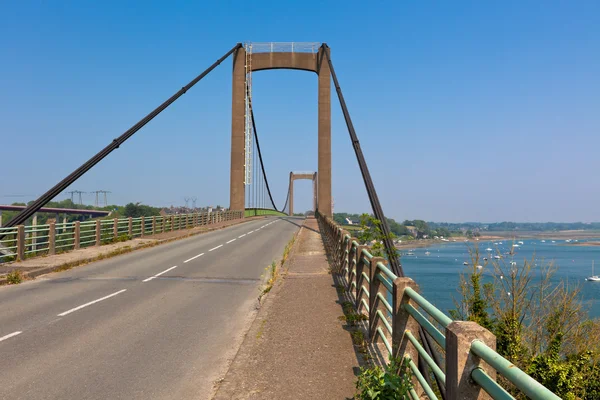 Vieux pont en béton dans la France rurale — Photo