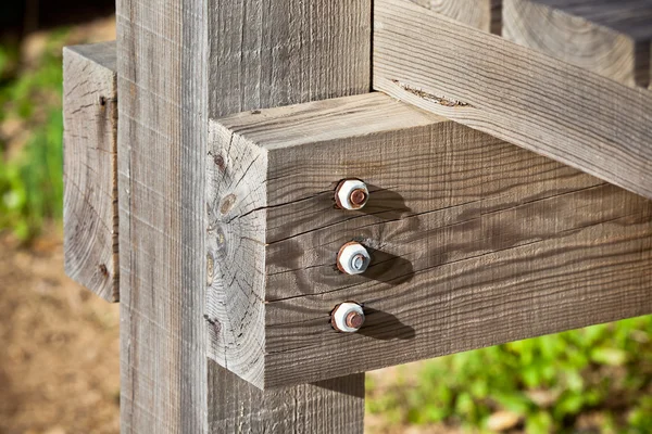 Telaio in legno primo piano — Foto Stock