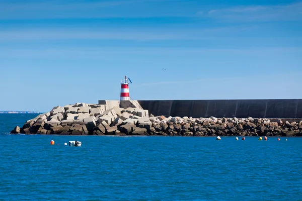 サグレス （アルガーブ） ポルトガルの灯台桟橋 — ストック写真