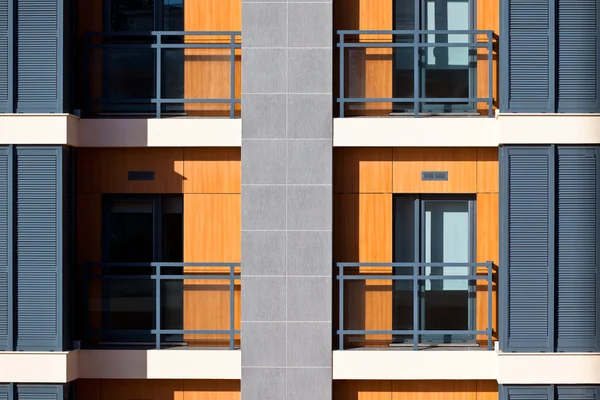 Neue Ferienanlage Appartementhaus Detail — Stockfoto