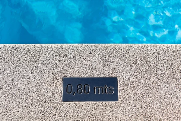 Detalhe da piscina ao ar livre — Fotografia de Stock