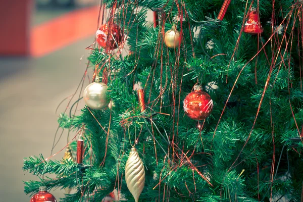 Beautiful Christmas Tree Indoors — Stock Photo, Image