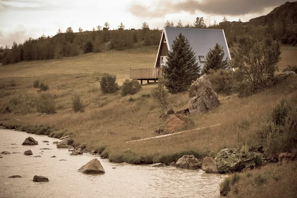 Typowy dom w Północnej Islandii — Zdjęcie stockowe
