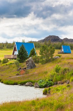 tipik bir tatil evinde Kuzey İzlanda