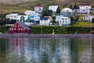 siglufjordur, İzlanda'nın kuzey kesiminde kent