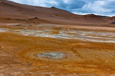 çöl jeotermal alan hverir, İzlanda