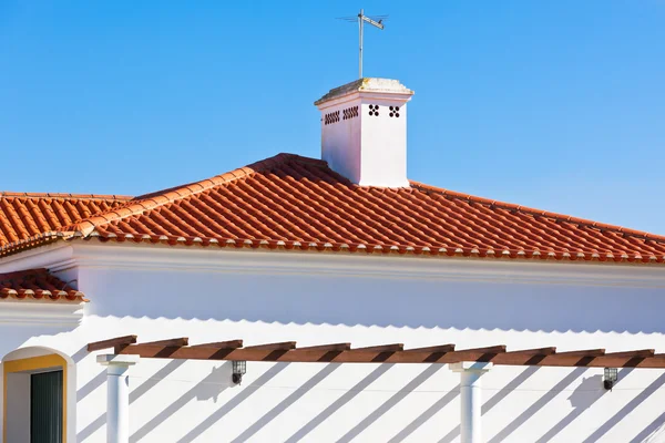 Parte irreconhecível da Casa Residencial no Algarve, Portugal — Fotografia de Stock