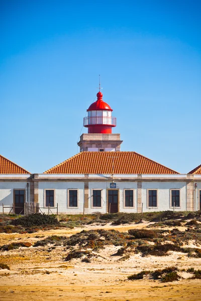 Fyren vid cabo sardao, portugal — Stockfoto