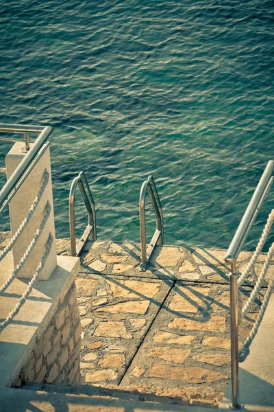 通往大海的阶梯 — 图库照片