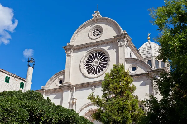 在尼克，克罗地亚的圣詹姆斯大教堂 — 图库照片