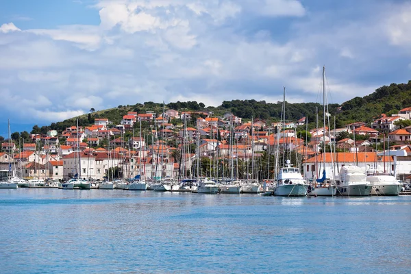 Trogir, Kroatien marina view — Stockfoto