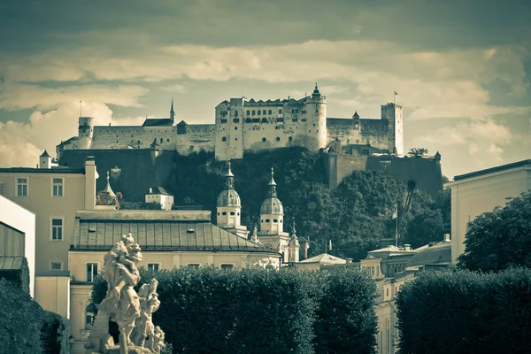 Castillo de Hohensalzburg en Salzburgo, Austria —  Fotos de Stock