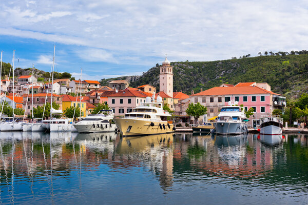 Skradin is a small historic town in Croatia 