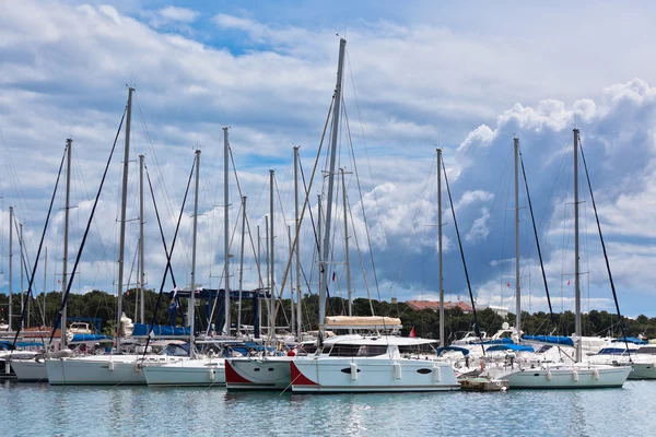 Vodice, Croazia Marina view — Foto Stock