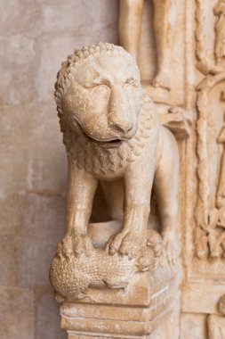 ayrıntı St lawrence Katedrali, trogir, Hırvatistan