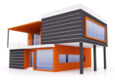 modern ev dış