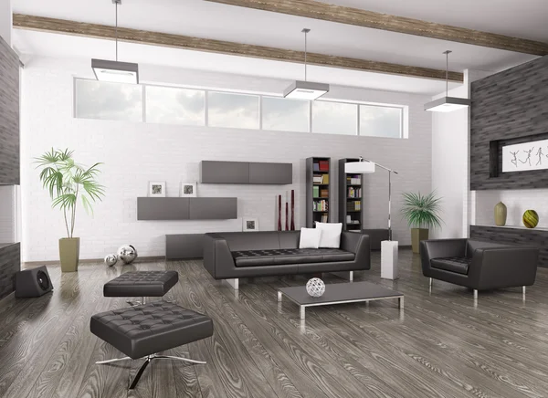 Interior of modern living room — Stock Photo, Image