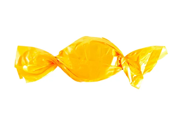 renkli sarmalayıcı üzerinde beyaz izole şeker