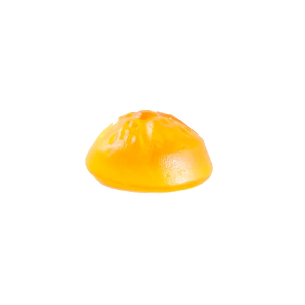 Fruit gummi jelly candy - lemon — Stock Photo, Image