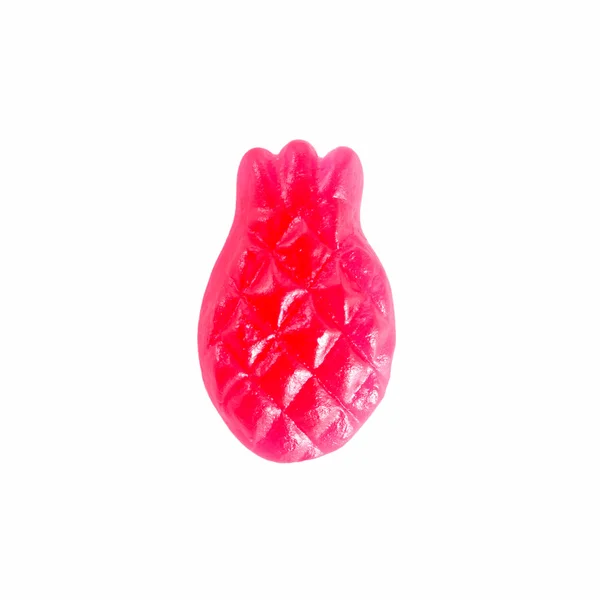 Fruit gummi jelly candy - pineapple — Stock Photo, Image
