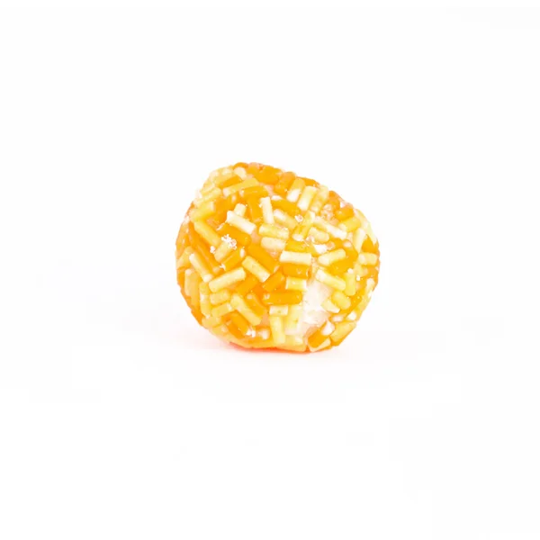 Fruit gelei snoepjes op wit — Stockfoto