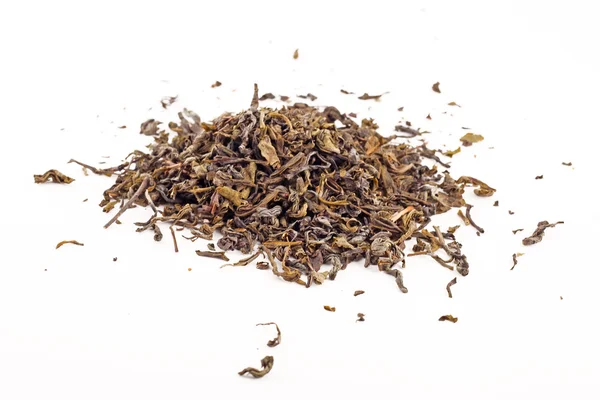 Té verde aislado sobre fondo blanco — Foto de Stock