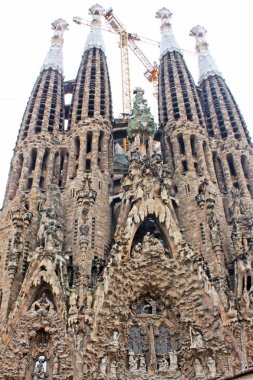 Sagrada familia tarafından antoni gaudi barcelona İspanya