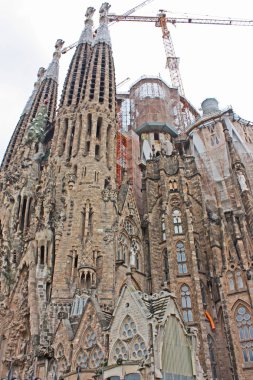 Sagrada familia tarafından antoni gaudi barcelona İspanya