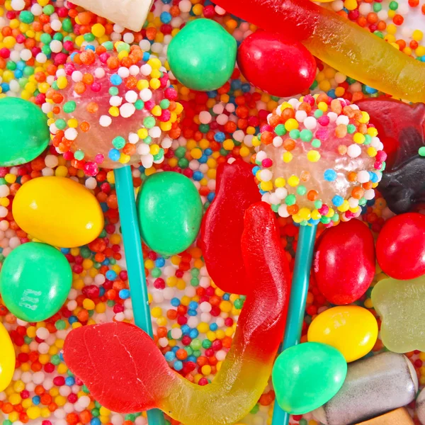 Un montón de caramelos para el fondo — Foto de Stock