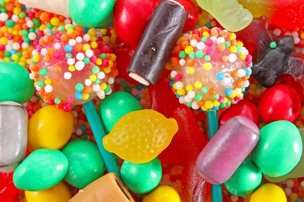 Dużo cukierków dla tła — Zdjęcie stockowe