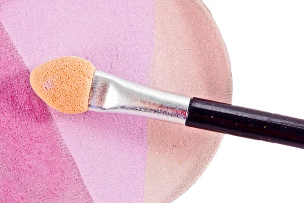 Close up of a make up powder on white background — Stock Photo, Image