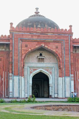 delhi - Hindistan alınan humayuns mezar Panoraması